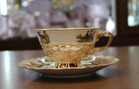 Cup and saucer, decor 504-135