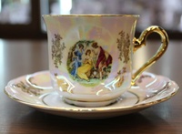 Cup and saucer 200 ml, decor 0676