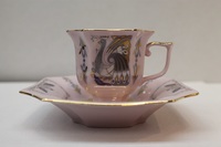 Cup and saucer 100 ml, decor 0562