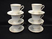 Cup and saucer, small, decor 1139, 6 pcs