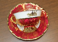 Set of teacups & saucers , decor 607-135