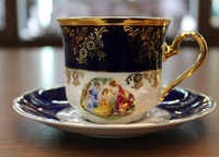 Set of teacups & saucers 150 ml, decor 0179