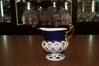 Cream jug Byzant blue