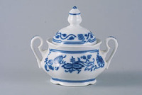 Sugar bowl 200 ML, decor blue onion