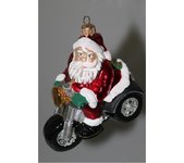 Santa na motorce