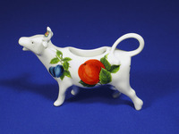 Mlékovka kráva, dekor ovoce